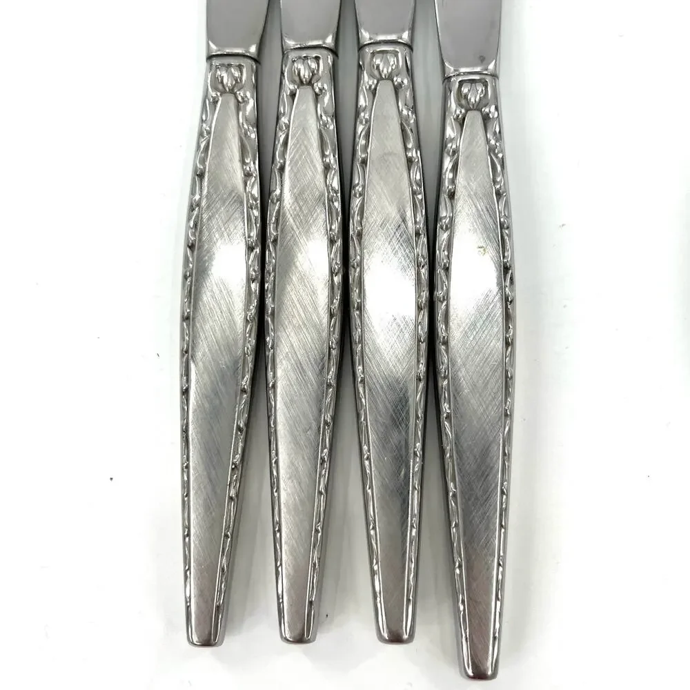 Oneida Community Stainless Venetia flatware set. Serving spoons
